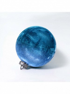 Шар 20 см пластик с глиттером цвет синий UD003-20BL