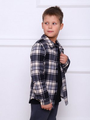 Рубашка МЛШ-8 "Техас с начесом" черный