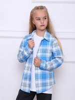 РБ009 Рубашка &quot;Техас с начёсом&quot; 2 (голубой)