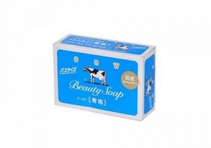 117036 "COW" "Beauty Soap" Молочное увлажняющее мыло с прохладным ароматом жасмина (3штх85гр) 1/48