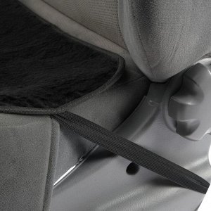 СИМА-ЛЕНД Накидка на переднее сиденье, искусственный мех, размер 48 х 48 см, черный