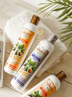 Шампунь от выпадения травяной с авокадо и витамином В5 "Джинда"/ Jinda Herbal Shampoo Avocado