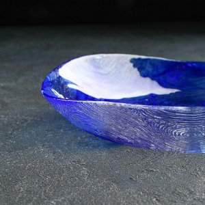 Тарелка глубокая «Линден», d=19,5 см, цвет синий