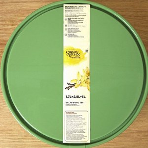 Набор салатников с крышками Giaretti Bono, 3 шт.: 5 л, 2.8 л, 1.7 л, пластик, МИКС