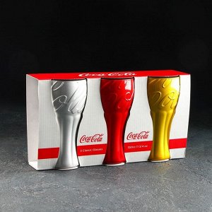 Набор стаканов Pasabahce Coca Cola, 350 мл, 3 шт