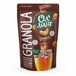 Мюсли хрустящие медовые с шоколадом и орехами, 280 г