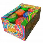 Жевательная резинка Crazy Roll Bubble Gum + Tattoo SUPER SOUR 15гр.