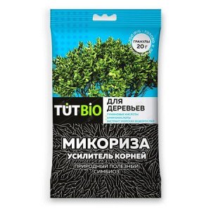 Стимулятор  роста  биогриб  Микориза гранулы 20г (50) с акт. добавк. для деревьев