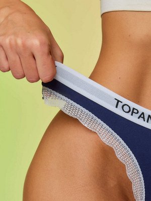 Набор женских трусов TOPANTY 1006, FIT, 5 шт/уп, Color Mix