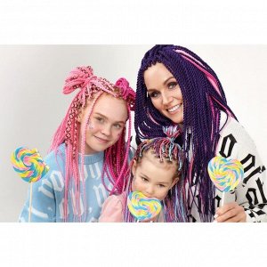 SIM-BRAIDS Афрокосы, 60 см, 18 прядей (CE), цвет светло-русый(#24)