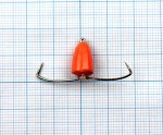 Снасть на навагу, камбалу JpFishing Коромысло Капля Мини (4гр, Orange UV)
