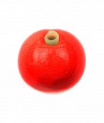 Грузило скользящее с кембриком Шар 8гр japan red UV