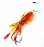 Каракатица оснащённая JpFishing Devilfish Squid 4.0&quot; (USA2, UV, J21)