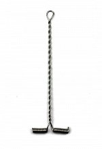 Отвод металлический JpFishing 627 XL (1шт, 12см, нержавеющий)