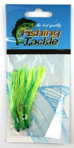 Снасть на терпуга Fishing Tackle Octopus Rig №13 (1,35м, 0,35/0,45мм, 3 крючка, Green/Yellow)