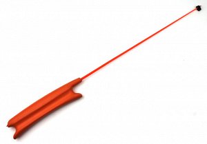 Удочка зимняя JpFishing Hard EVA ICE Orange (50см, Hard EVA 17см, fiberglass Red tip)