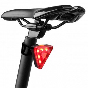 Аксессуары для велосипеда и самоката стоп фонарь 108 треугольник 200 mAh (red)