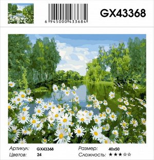 Картина по номерам на подрамнике GX43368