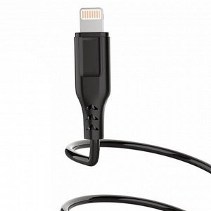 Кабель USB - Apple lightning SKYDOLPHIN S61L  100см 2,4A (black)