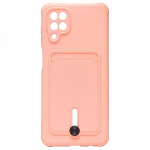 Чехол-накладка - SC304 с картхолдером для "Samsung SM-A125 Galaxy A12" (light pink) (208711)