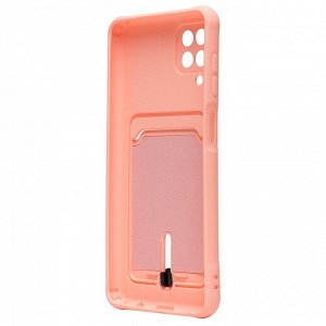 Чехол-накладка - SC304 с картхолдером для "Samsung SM-A125 Galaxy A12" (light pink) (208711)