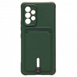 Чехол-накладка - SC304 с картхолдером для "Samsung SM-A536 Galaxy A53 5G" (dark green) (208762)