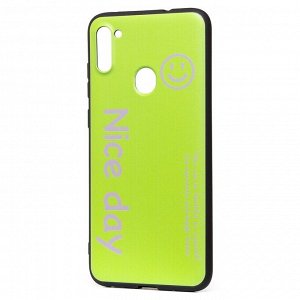 Чехол-накладка - SC201 для "Samsung SM-A115 Galaxy A11/SM-M115 Galaxy M11" (green)