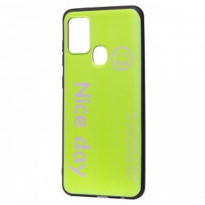 Чехол-накладка - SC201 для "Samsung SM-A217 Galaxy A21s" (green)
