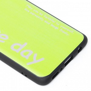 Чехол-накладка - SC201 для "Samsung SM-A415 Galaxy A41" (green)