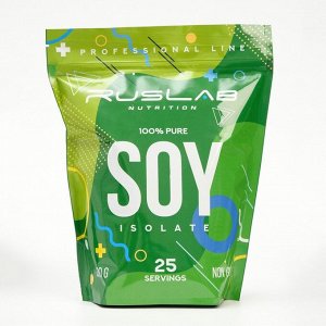 Протеин RusLabNutrition SOY Isolate 100% (800 гр), ванильное мороженое, спортивное питание