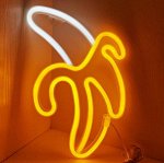 Неоновый беспроводной ночник &quot;Банан&quot; LED Modeling Lamp