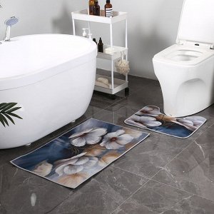 Набор ковриков для ванной комнаты и туалета 60*90/60*50 см