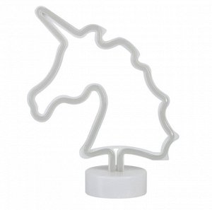 Неоновый беспроводной ночник "Единорог" LED Modeling Lamp