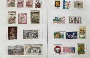 Готовый альбом иностранных марок см.фото