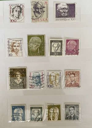Готовый альбом иностранных марок см.фото