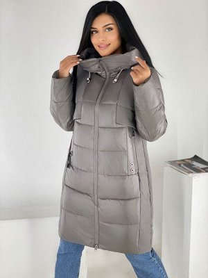 Куртка удлиненная зимняя женская