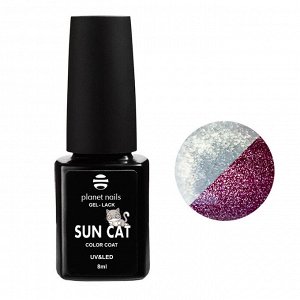 Гель-лак с уф-эффектом Planet Nails, "SUN CAT", 8мл, №577