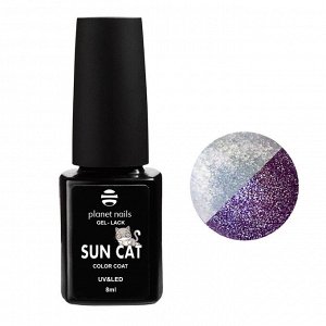 Гель-лак с уф-эффектом Planet Nails, "SUN CAT", 8мл, №578