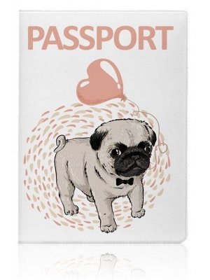 Обложка для паспорта "Miusli Mops" 15105