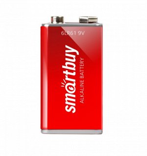 Батарейка алкалиновая Крона Smartbuy 6LR61/1B (12/240)  (SBBA-9V01B)