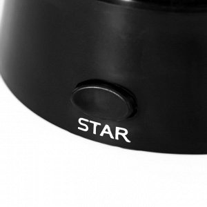 Ночник-проектор "Ретротехника" LED USB/от батареек черный 10,8х10,8х11,5 см RISALUX