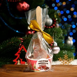 Фигурный шоколад "Горячий шоколад с маршмеллоу "Снеговик", 65 г