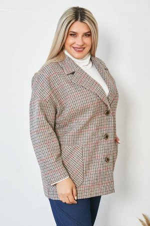 Жакет Цвет:
серо-коричневый
Состав:
60%ПЭ 25%Вискоза 15%Хлопок
Длина изделия:
80 см
Размер модели:
54
Рост модели:
174 см
Жакет из теплой костюмной ткани на подкладке, длиной за линию бедер. Втачной д