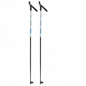 Палки лыжные стеклопластиковые ЦСТ, 145 см, цвета микс