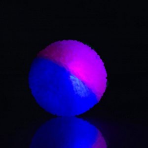 Мяч световой 6 х 6 х 6, с резинкой, цвета МИКС