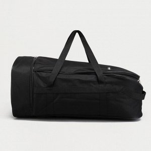 Рюкзак туристический на молнии, 57 л, наружный карман, цвет чёрный