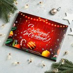 Адвент-календарь с шоколадом &quot;Загадай желание! (красный)&quot;, 15 шт. по 5 г.