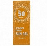 Deoproce (пробник) Солнцезащитный легкий гель с гиалуроновой кислотой  Hyaluronic cooling sun gel SPF50+/PA+++ ,1гр