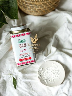 Тальк для тела освежающий "Японская Сакура" Snake Brand / Snake Brand Japanese Sakura Prickly Heat Cooling Powder