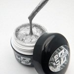 Glitz Gel MOOZ гель-краска (серебро)